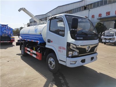 清運(yùn)養(yǎng)殖場(chǎng)化糞池 高效處理5噸糞污的畜禽糞便運(yùn)輸車